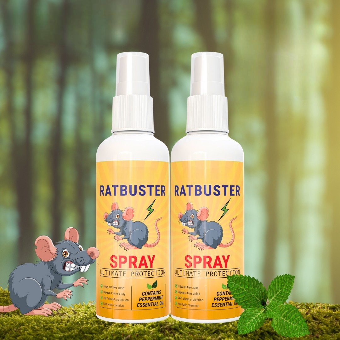Peppermint Oil Rodent Repellent Spray with Eco-Friendly Ingredients for Home Use