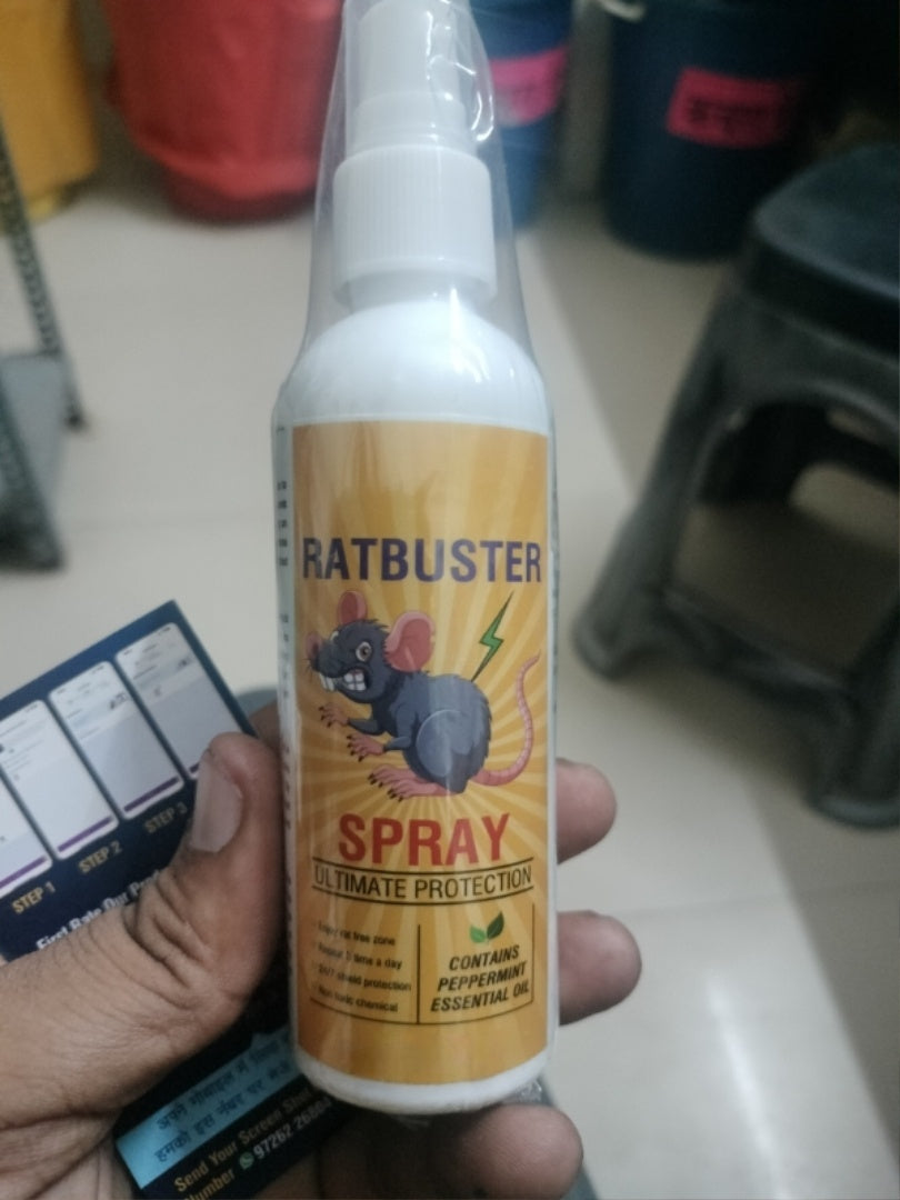 Peppermint Oil Rodent Repellent Spray with Eco-Friendly Ingredients for Home Use