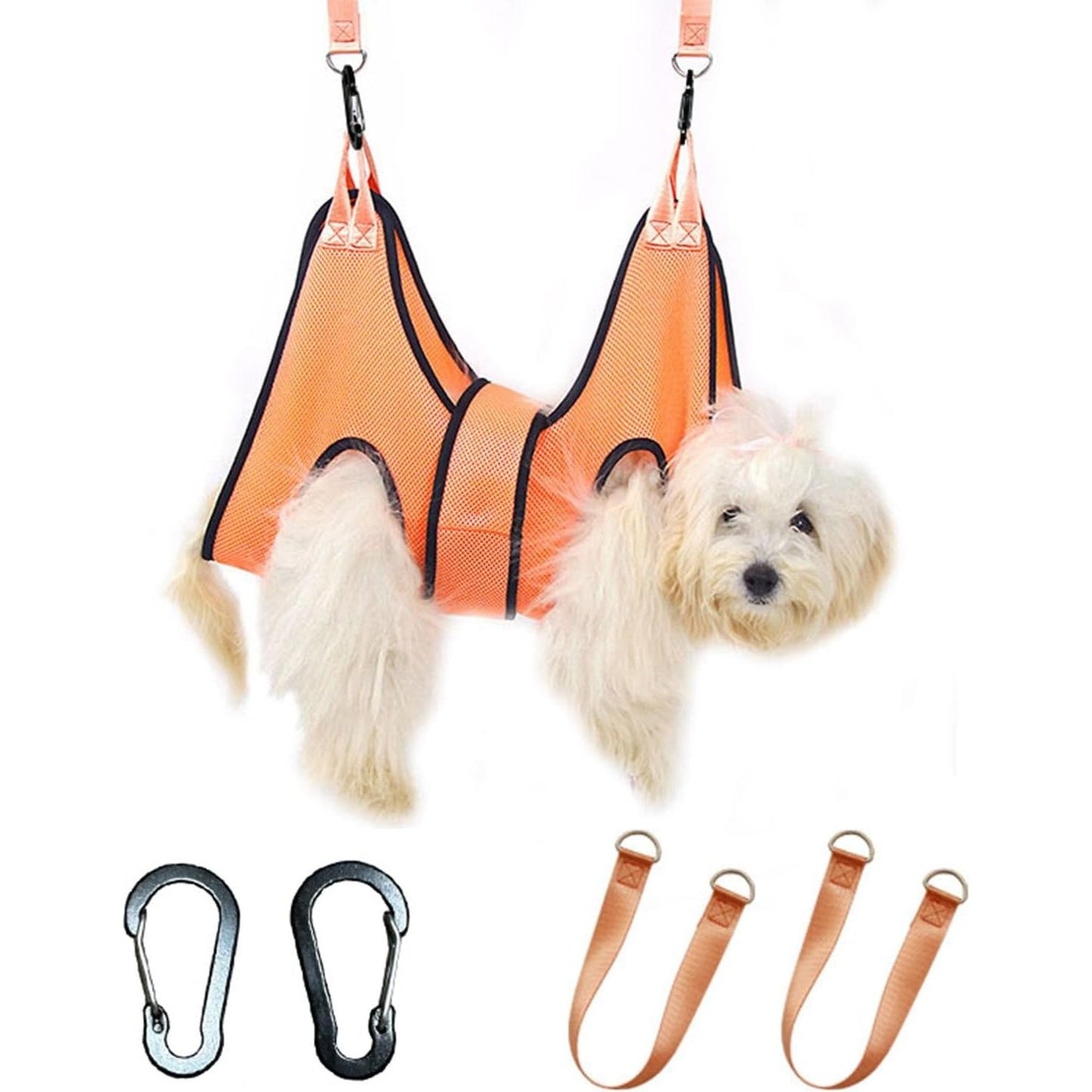 Pet Grooming Hammock - Safe & Stress-Free Nail Trimming, Easy to Use & Clean