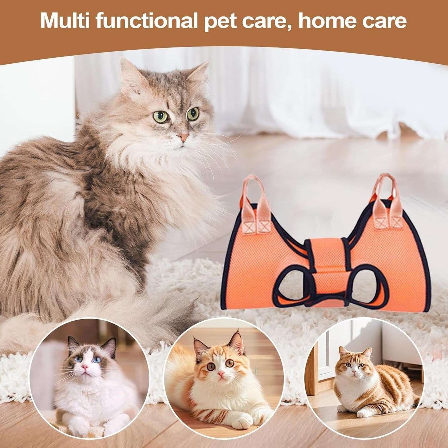 Pet Grooming Hammock - Safe & Stress-Free Nail Trimming, Easy to Use & Clean