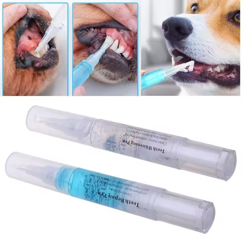 Pet Teeth Repairing Kit with Dual-Ended Scraper for Safe and Easy At-Home Tartar Removal