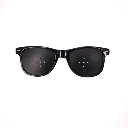 Pinhole Glasses for Vision Correction and Eye Relaxation