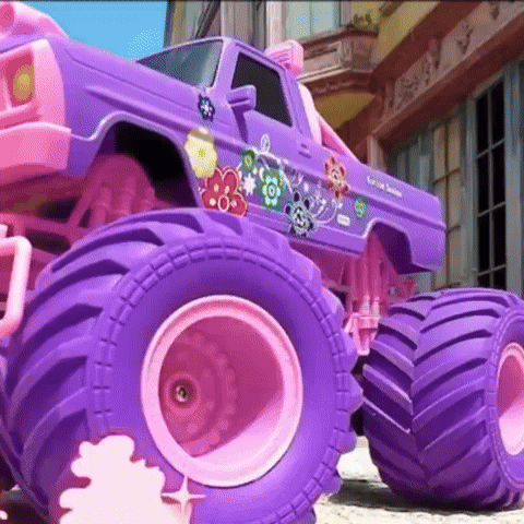 Pink RC Off-Road Car with 2.4GHz Remote Control and Built-in Battery – Safe for Ages 6+