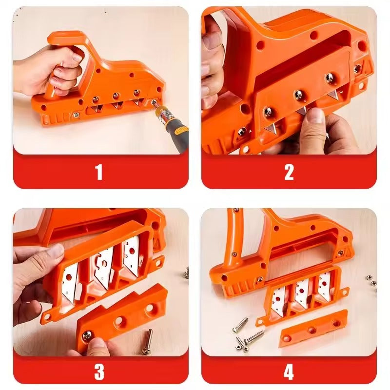 Plasterboard Edge Chamfer Plane Tool - Gypsum Board Hand Edge Planer