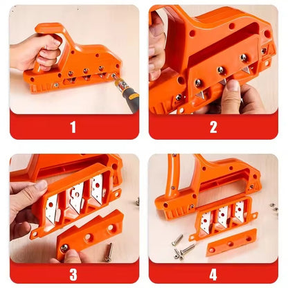 Plasterboard Edge Chamfer Plane Tool - Gypsum Board Hand Edge Planer