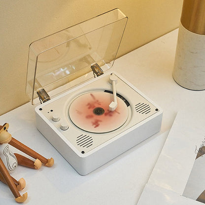 Portable Retro CD Player with Bluetooth and Built-In Speakers