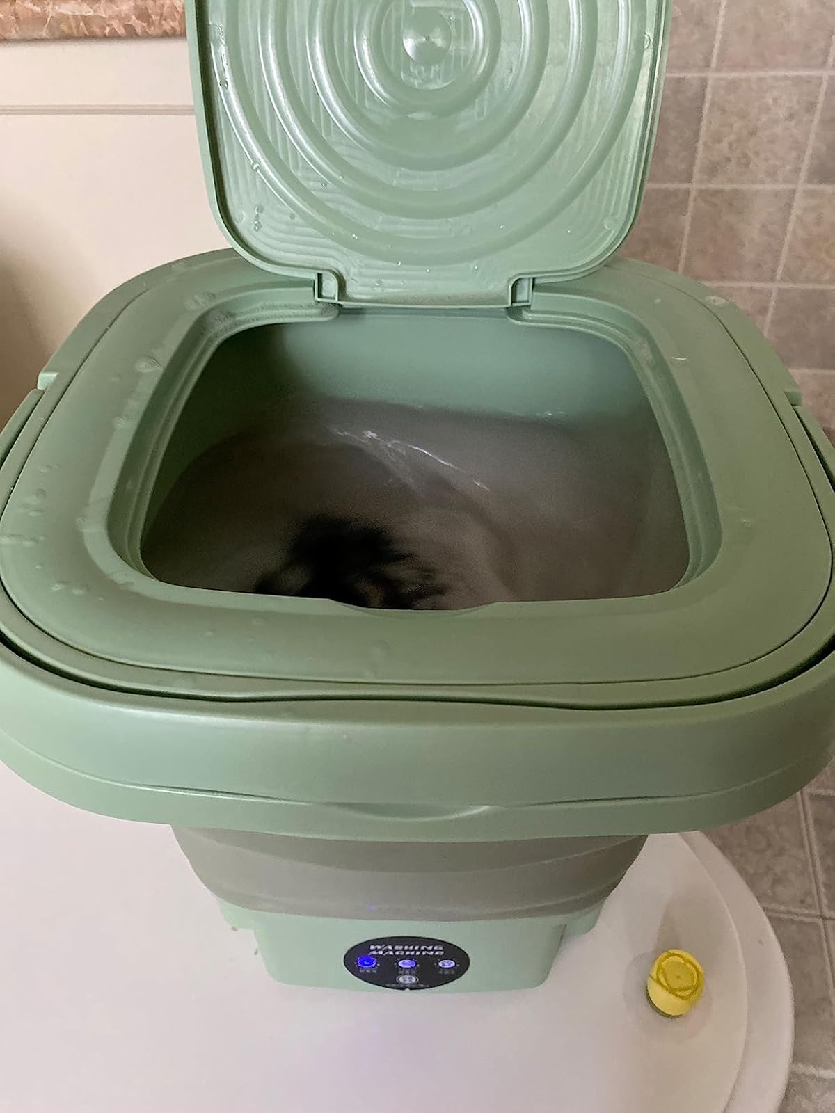 Portable 8L Washing Machine – Compact Foldable Washer with Spin Dryer for Small Clothes