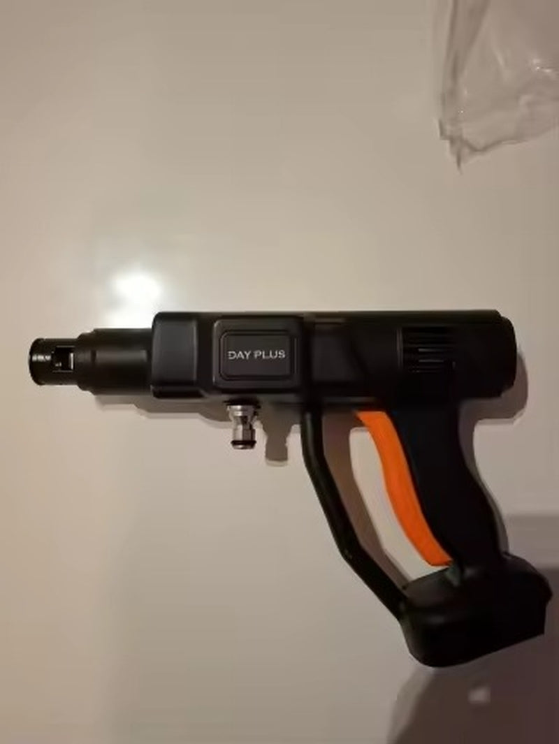 Portable Car Wash Spray Gun with 21V Rechargeable Lithium Battery, Draws Water from Bucket, Bottle or Lake