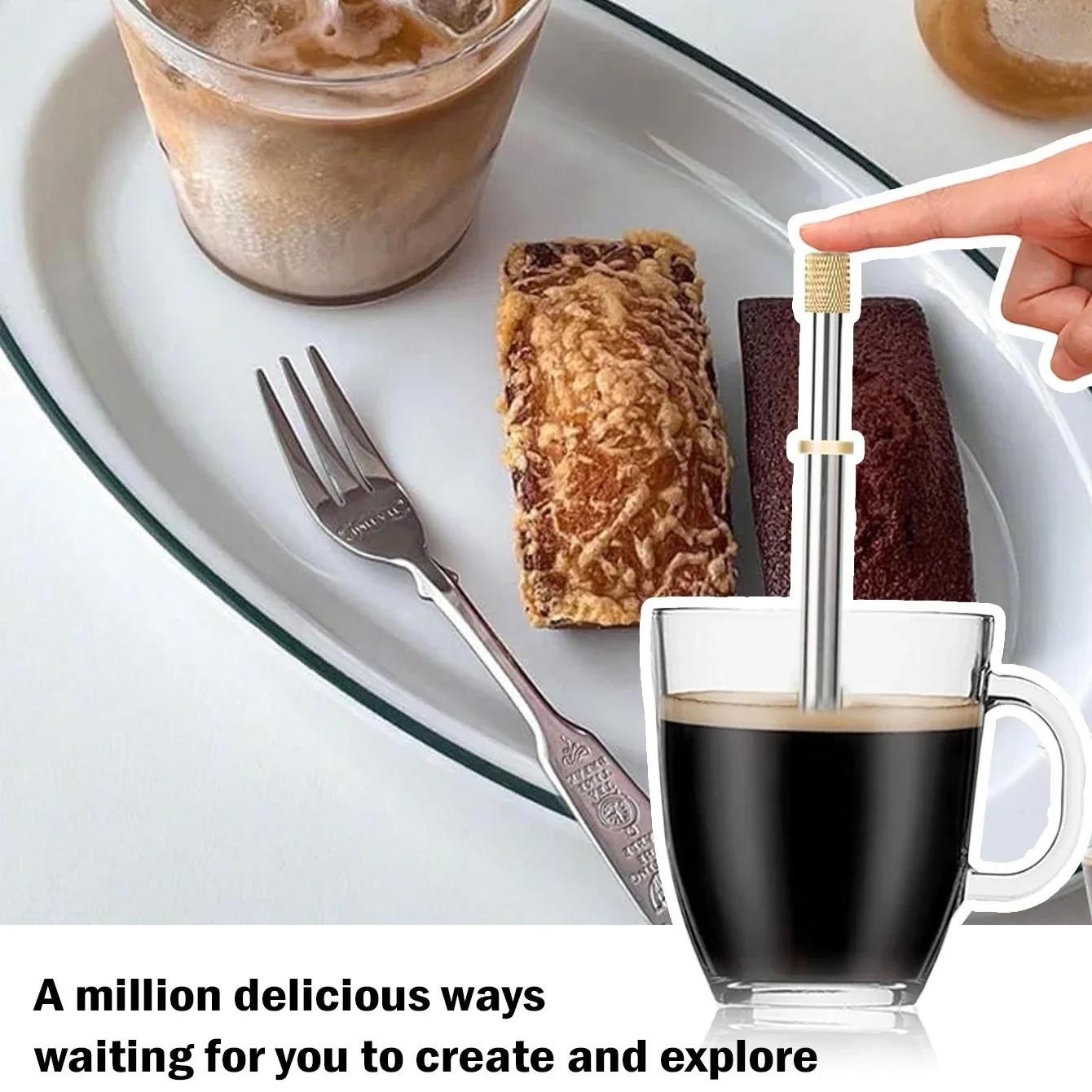 Portable Coffee and Tea Press Maker - Coffee Maker Tea Infuser Portable Coffee Brewer