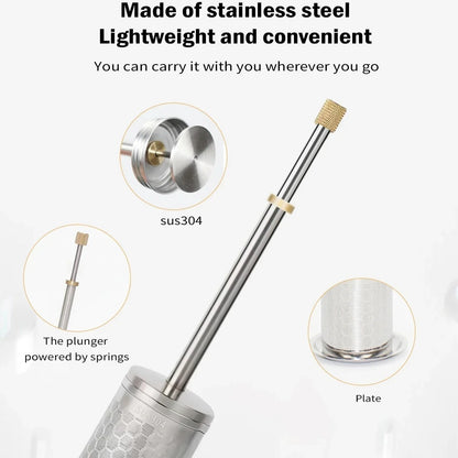 Portable Coffee and Tea Press Maker - Coffee Maker Tea Infuser Portable Coffee Brewer