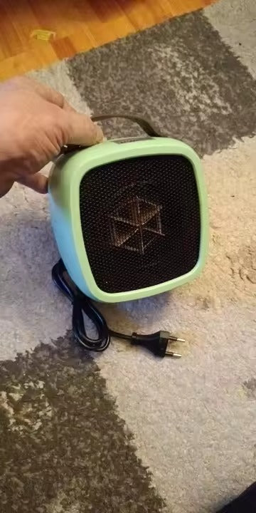 Portable Indoor Space Heater with 2-Second Fast Heating, Compact and Portable Design