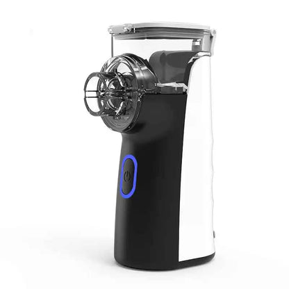 Portable Mesh Nebulizer - Handheld Breathing Relief With Fine Mist, USB AA Powered, Auto Shut-Off, Quiet Operation