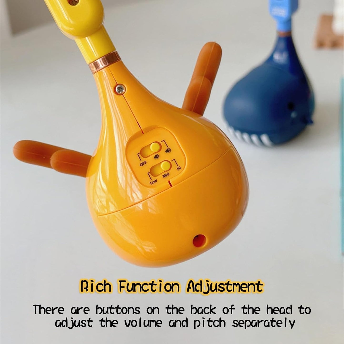 Portable Synthesizer Electronic Erhu Guitar With Adjustable Pitch & Volume, Tone Effects, Demo Tunes, One-Button Control for Ages 6+