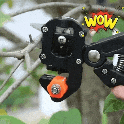 Precision Garden Grafting Tool with Specialized Grafting Blades, a Safety Handle Lock, and Durable Metal Construction