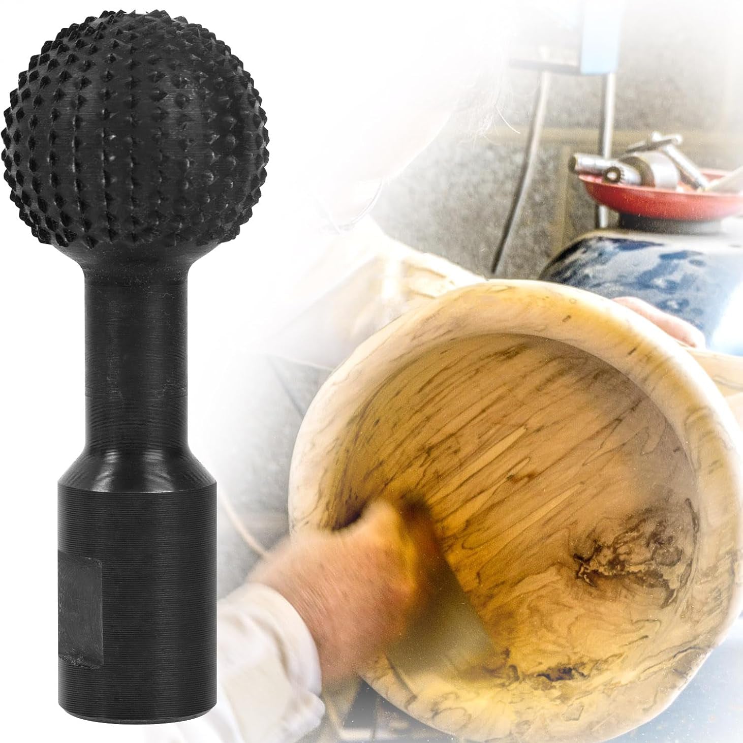 Precision Wood Groove Carving Tool with Spherical Spindle for Ball Angle Grinders