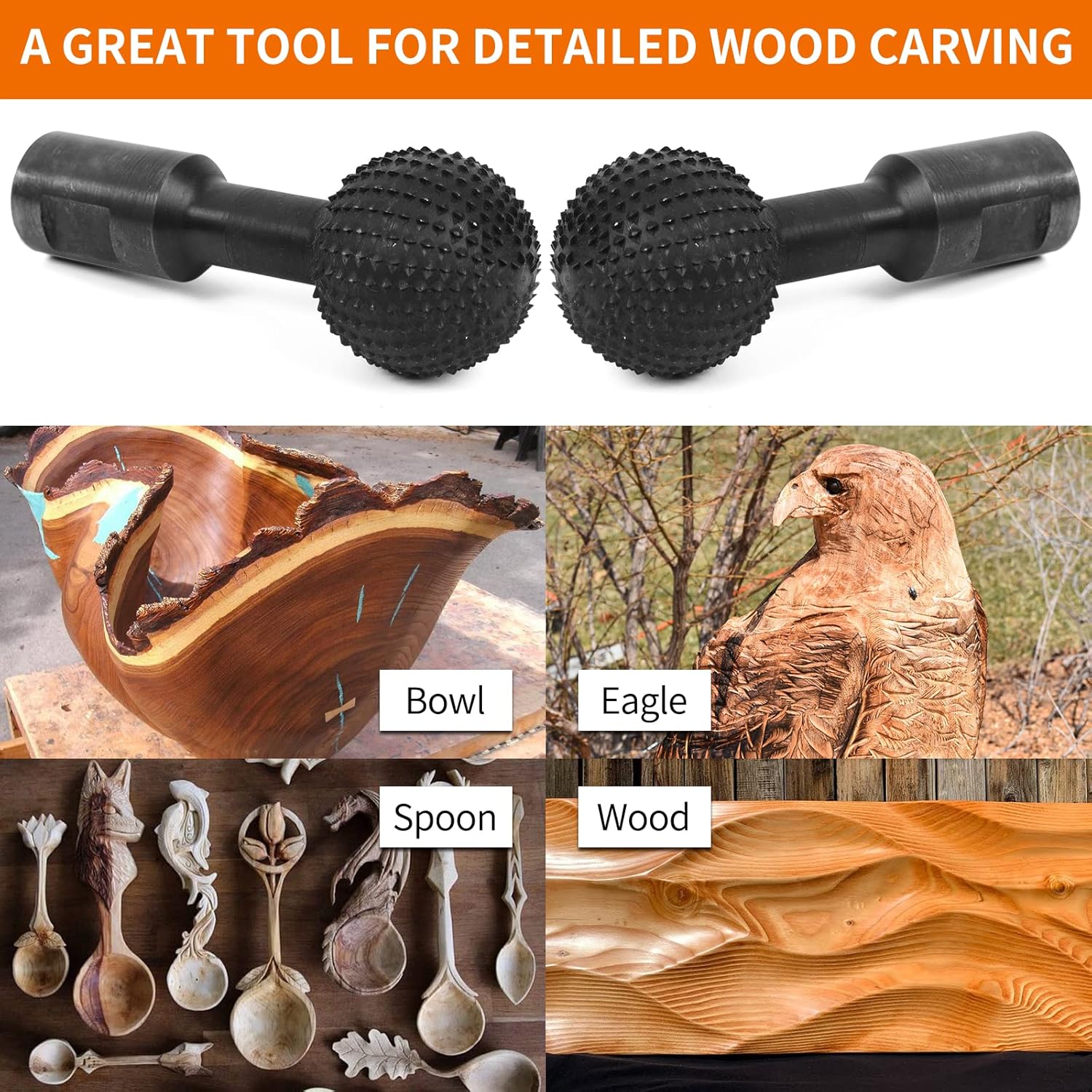 Precision Wood Groove Carving Tool with Spherical Spindle for Ball Angle Grinders