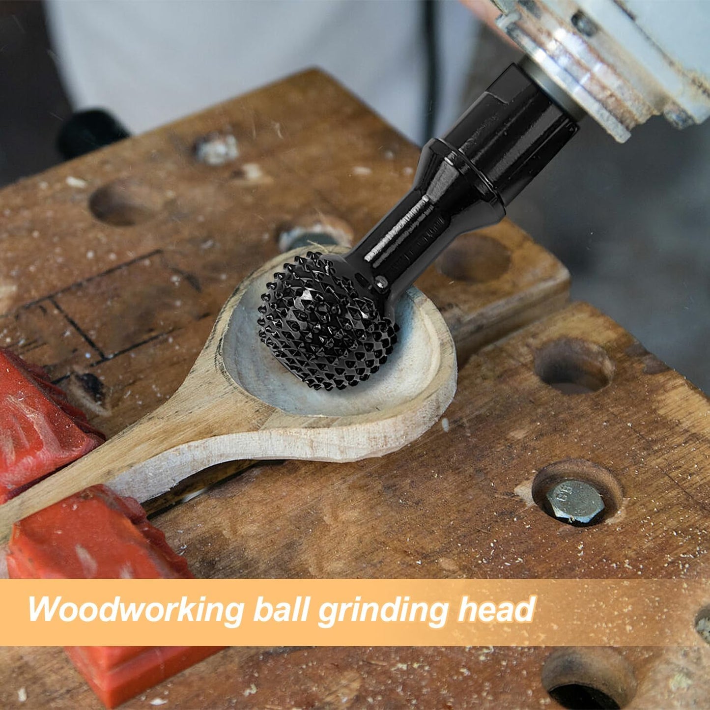 Precision Wood Groove Carving Tool with Spherical Spindle for Ball Angle Grinders