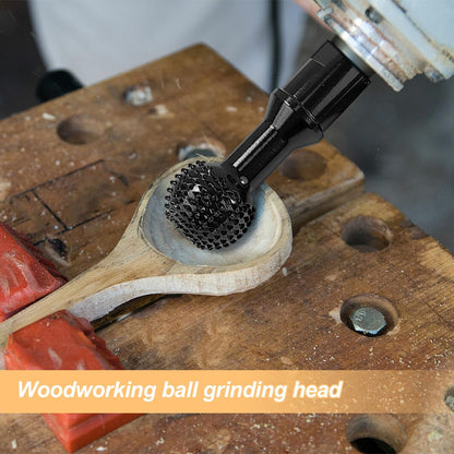 Precision Wood Groove Carving Tool with Spherical Spindle for Ball Angle Grinders