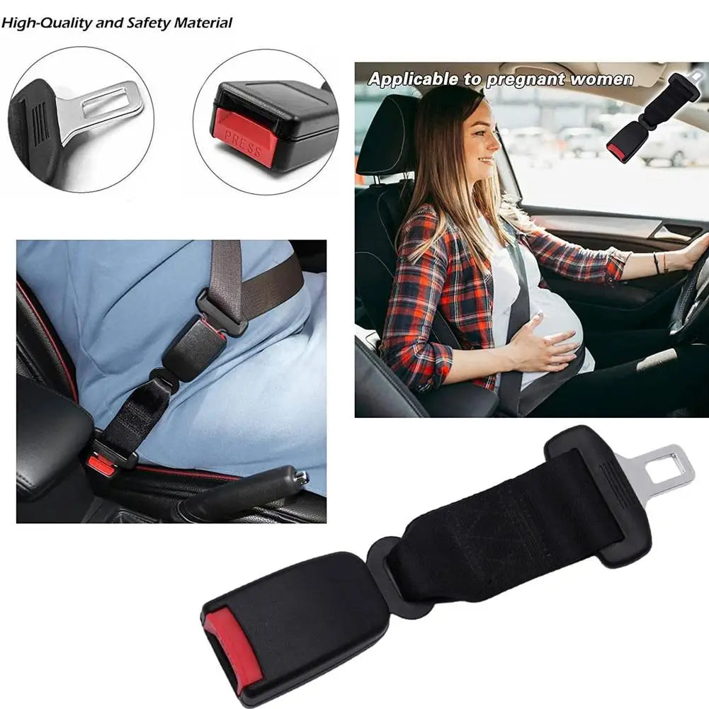 Pregnancy Safety Belt Strap, Seat Belt Extender - Prevent Compression of Abdomen