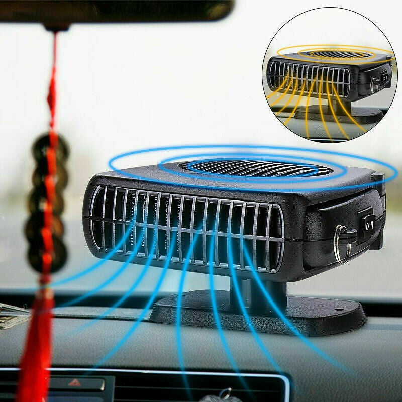 Premium Portable Car Heater Windshield Defroster Plug In 200W 12/24 Volt Space Heater For Cars