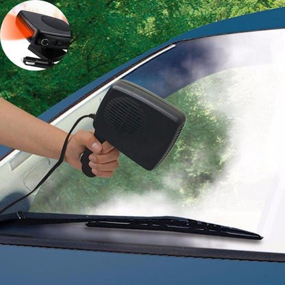 Premium Portable Car Heater Windshield Defroster Plug In 200W 12/24 Volt Space Heater For Cars