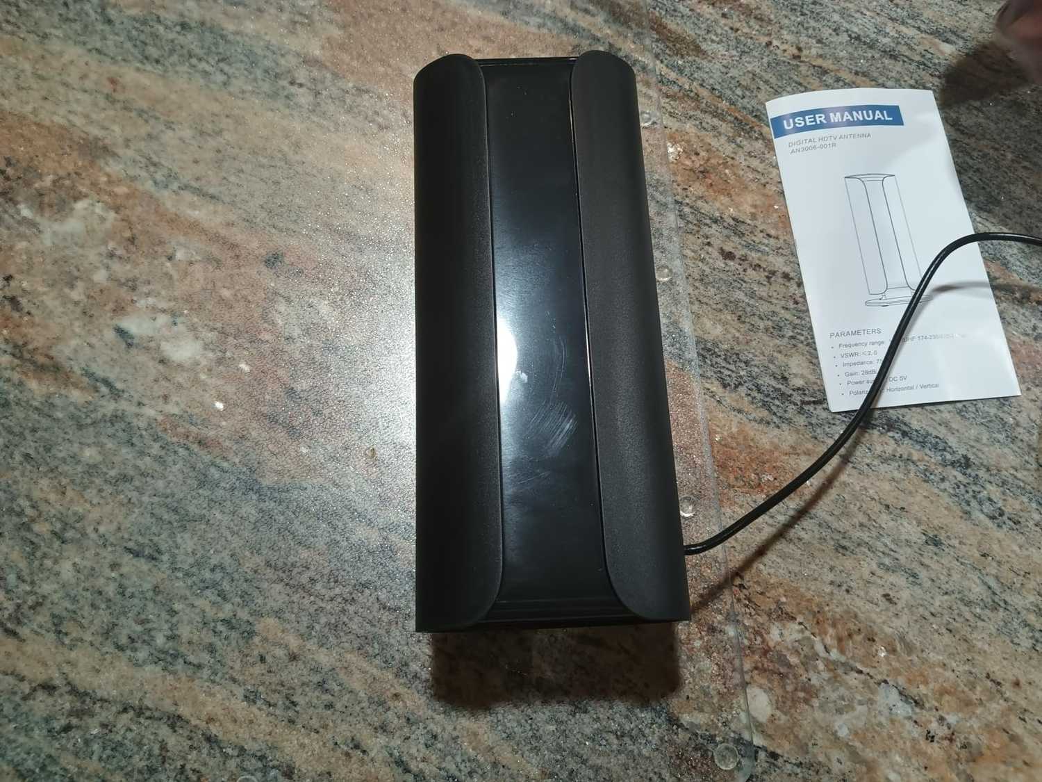 Premium Indoor Antenna - 360 Mile Range, 4K Ultra HD & 1080P Support