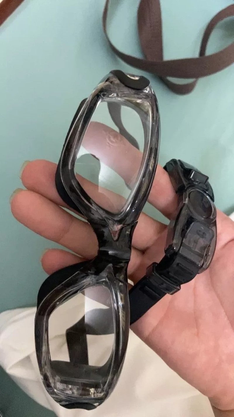 Prescription Swimming Goggles for Myopia – Anti-Fog, UV400 Protection, Clear Vision Underwater