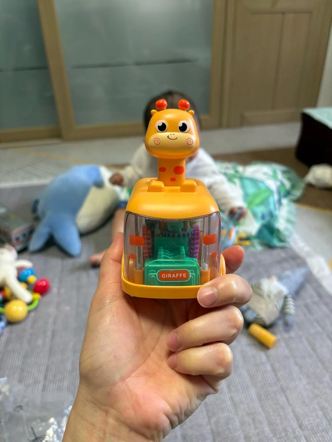 Press Gear Animal Car with Inertial Motion, Light-Up Fun, Educational Play, Safe for Ages 1+