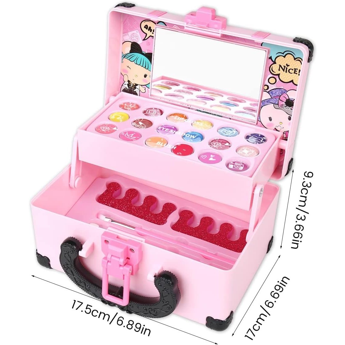 Princess Makeup Set – Glamorous and Fun for Kids, Washable & Non-Toxic, Realistic Pretend Play, Safe for Ages 3+