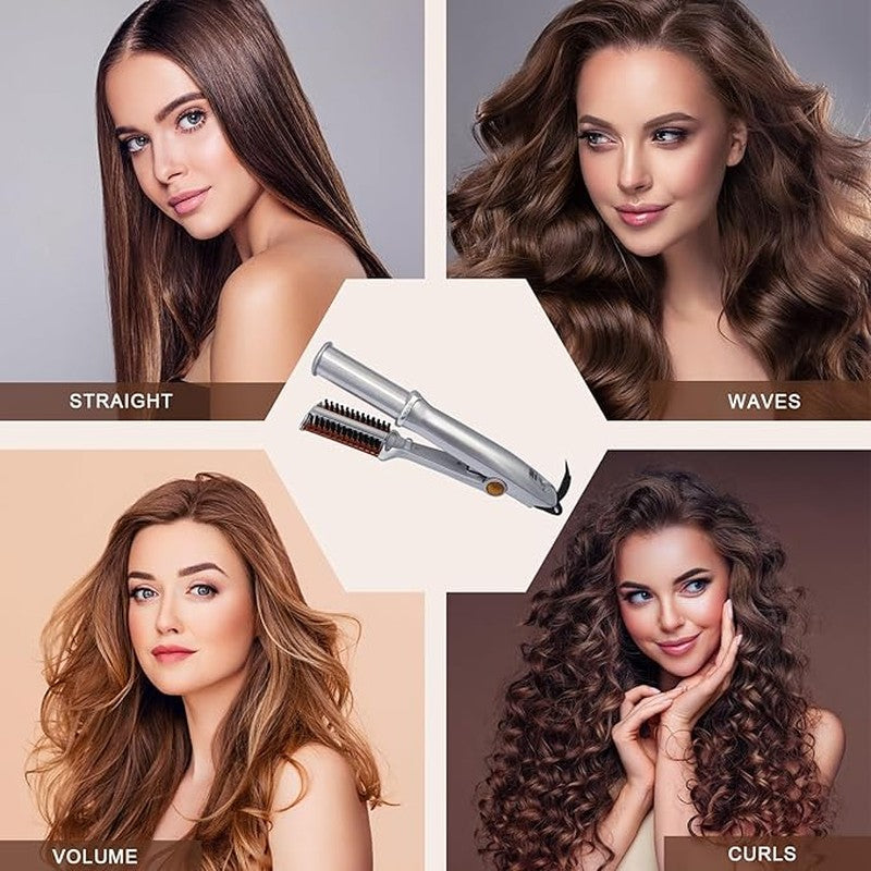 Professional 2 In 1 Rotating Iron Hair Brush