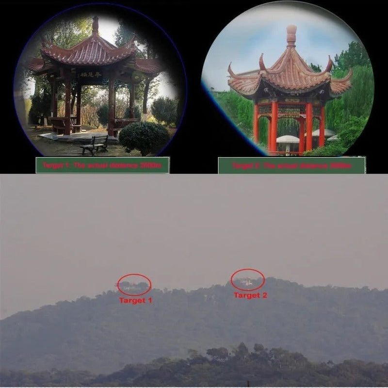 Professional Night Vision Infrared Long-Range Binoculars, Telescope 60X60 HD Vision Binoculars High Power
