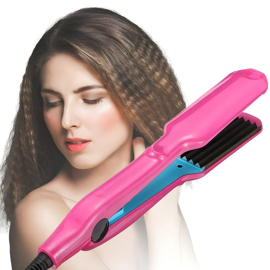 Professional Wave Hair Crimper Electric Ceramic Crimping Iron with Temperature Control Feature