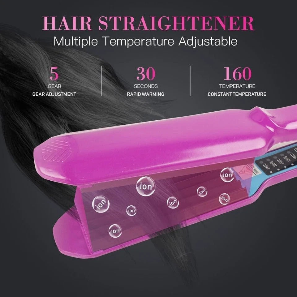 Professional Wave Hair Crimper Electric Ceramic Crimping Iron with Temperature Control Feature