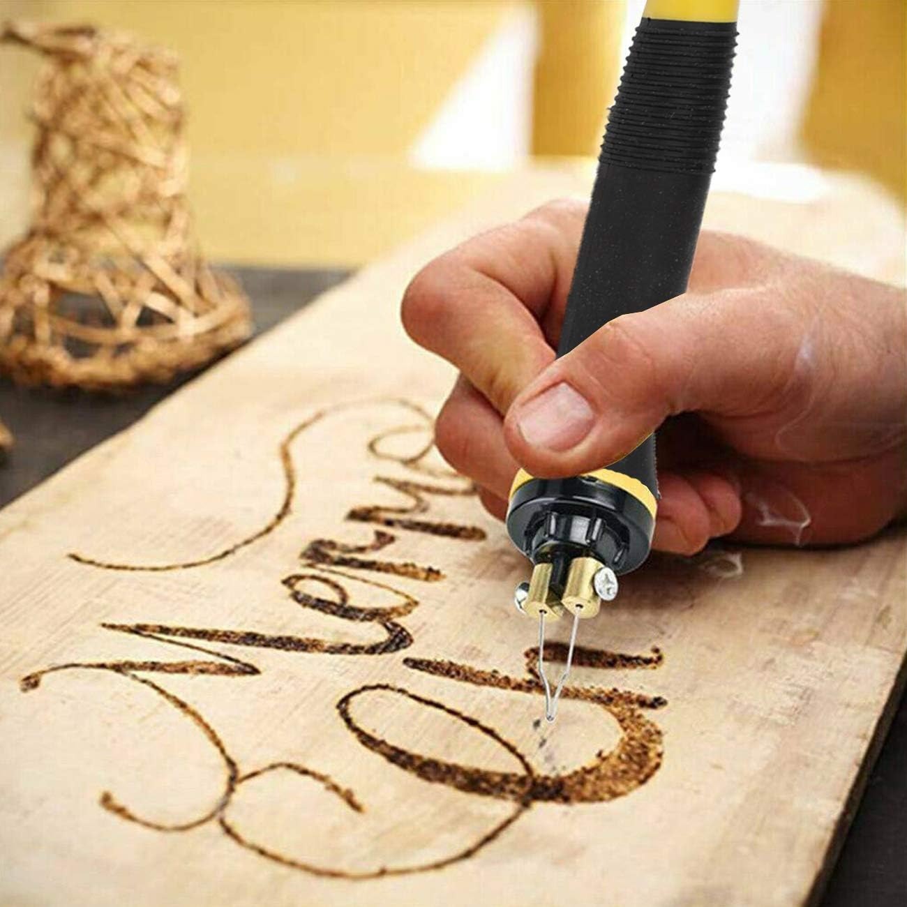 Professional Wood Burning Craft Kit With 100W, 300–700C Adjustable, Soldering Support, Pen-Style Design