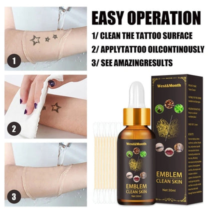Quick Tattoo Removal Liquid Safe, Painless, and Natural Skin Cleaning