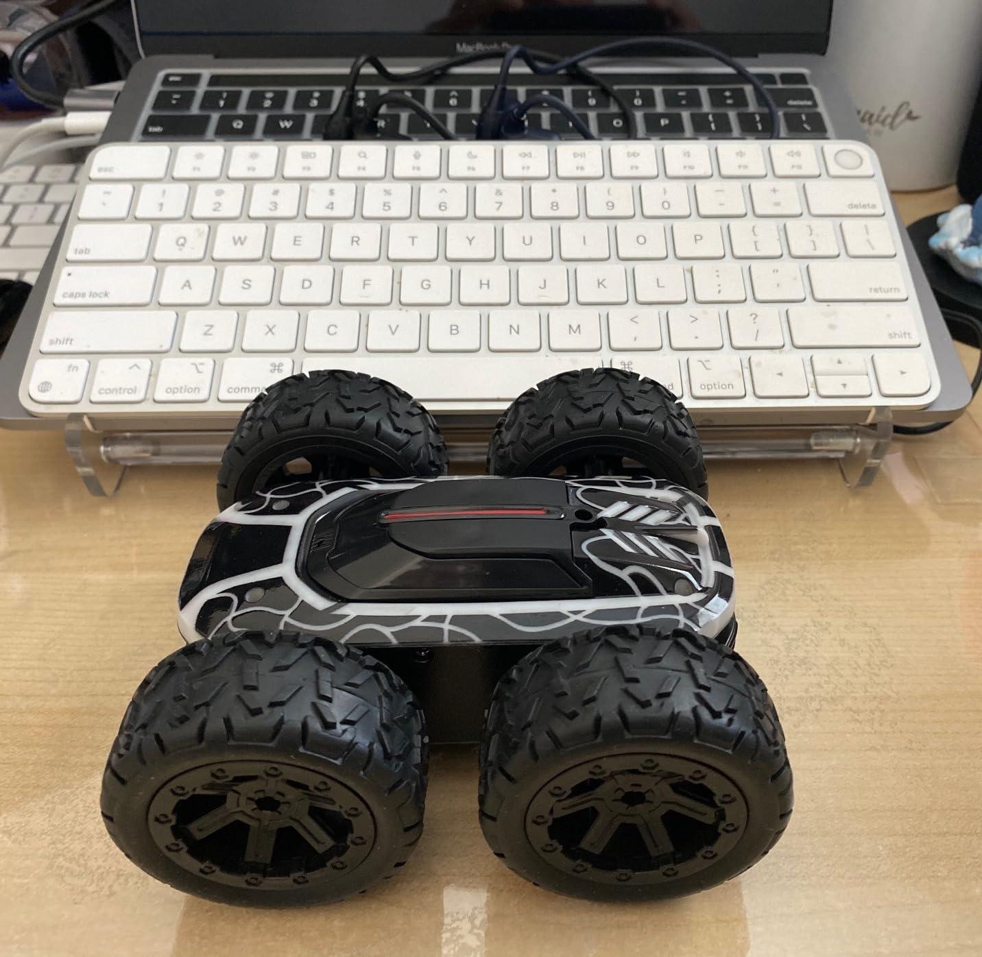 RC Stunt Car with 2.4G Remote Control and LED Lights – Safe for Ages 4+