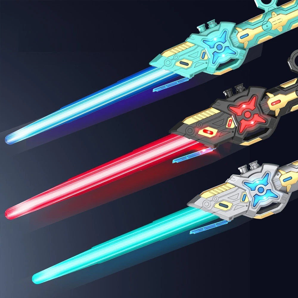RGB Lightsaber Double Headed with 7 Color Modes, Realistic Sound & Flash Effects, Safe for Ages 6+