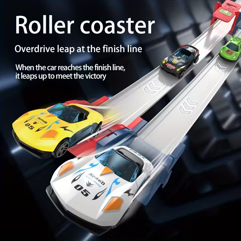 Racing Track Toy with Alloy Car, Real Speed Experience, Safe for Ages 3+