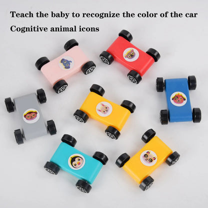 Ramp Car Toy, Zigzag Slide with Rooftop Parking, Color Recognition & Motor Skill Development, Safe for Ages 3+