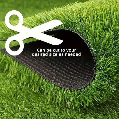 Realistic Artificial Grass, Durable Synthetic Turf for Indoor & Outdoor Landscaping