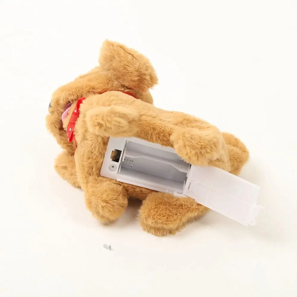 Realistic Robotic Dog Plushie – Interactive Dog Toy That Walks Barks & Wags Tail, Safe for Ages 3+