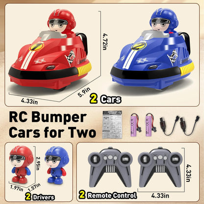 Remote Control Battle Bumper Cars For 2 Players