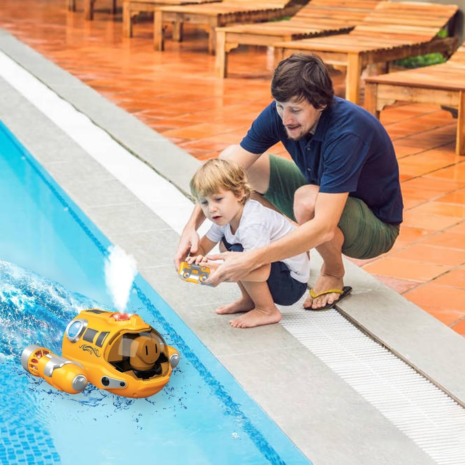 Remote Control Boat With Steam Spray, Waterproof, Easy Control, Safe for Ages 6+