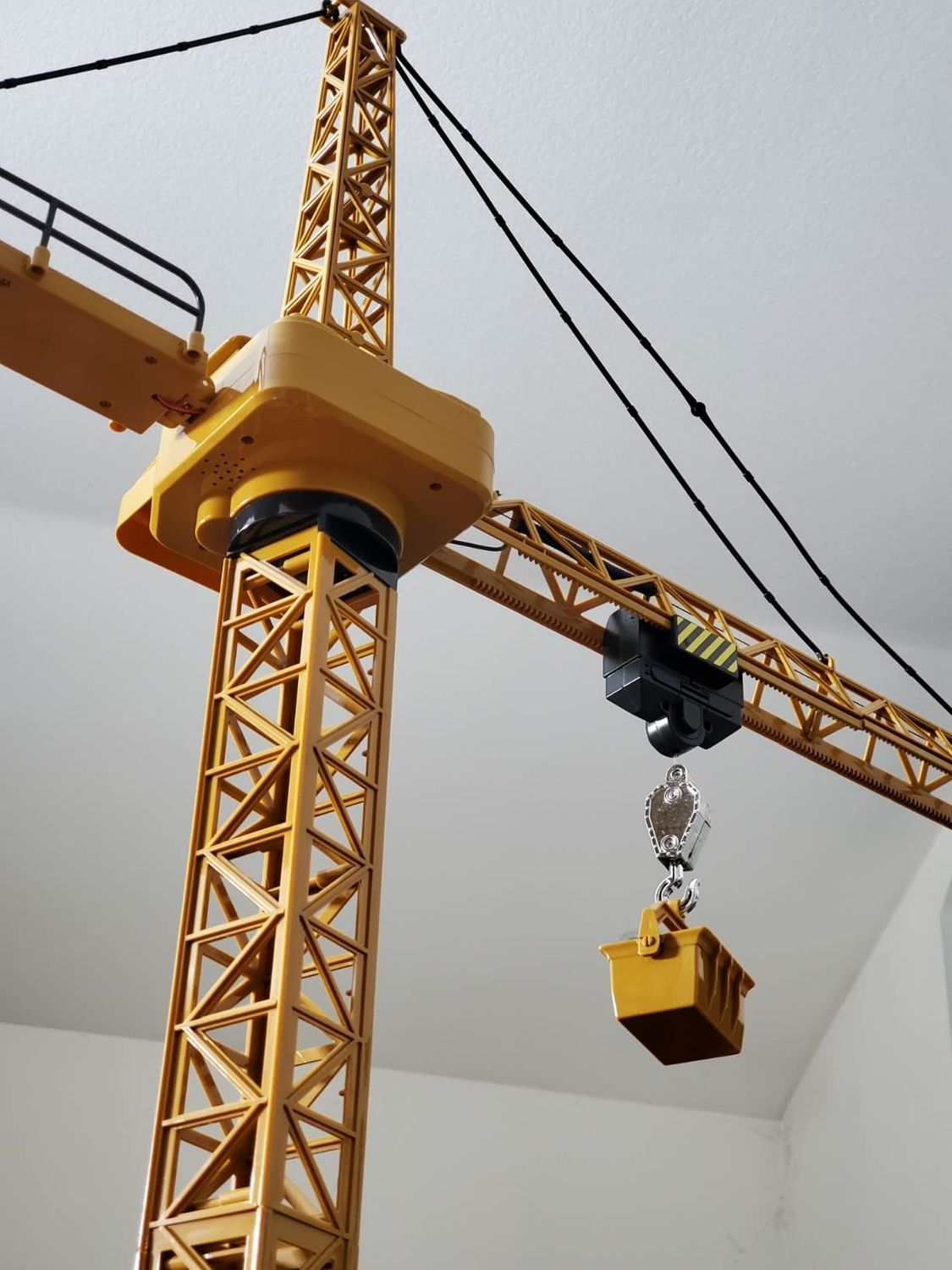 Remote Control Crane Toy Construction Vehicles Educational RC Crane Toy for Kids for Christmas Birthdays