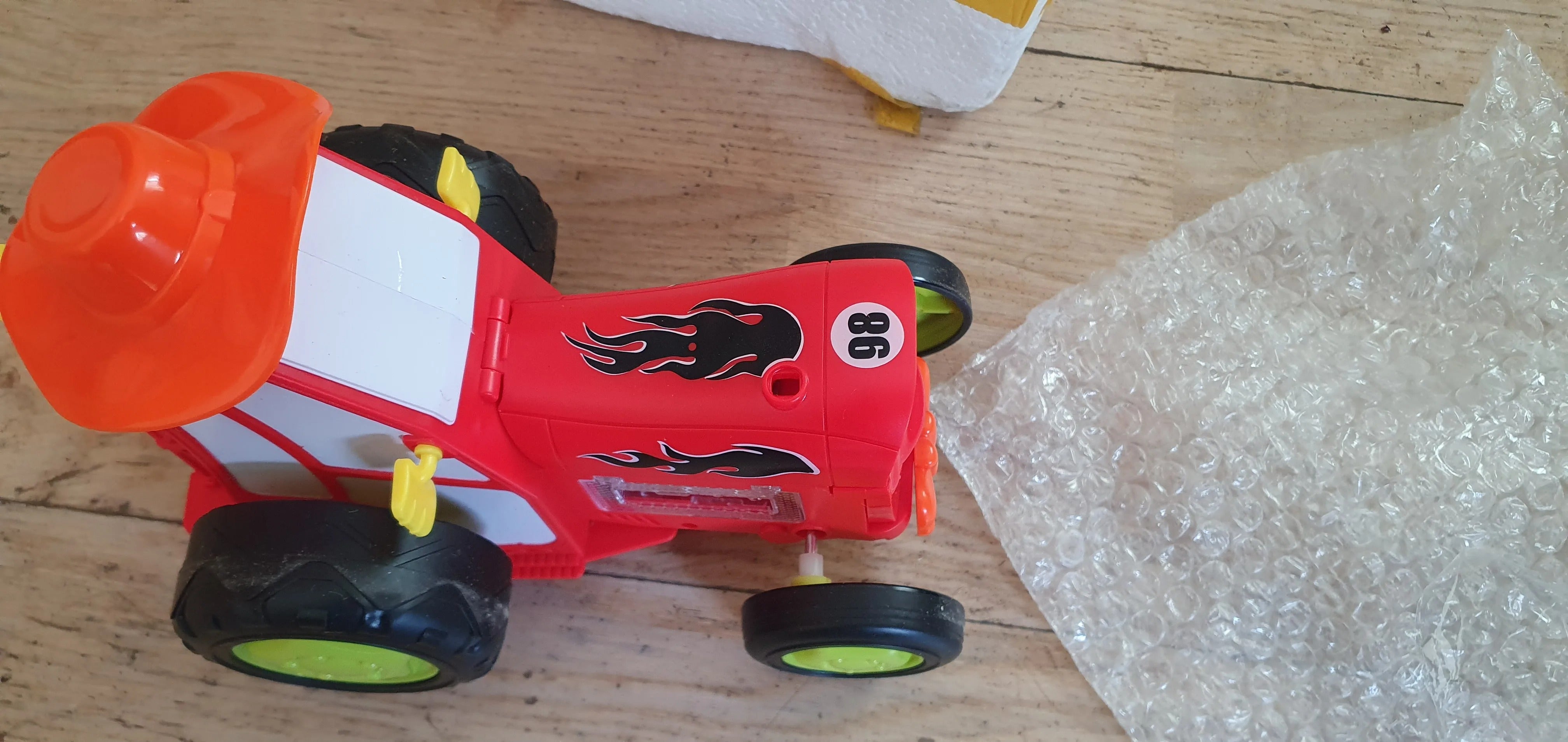 Remote Control Crazy Jumping Stunt Car with Music & Flashing Lights, Safe for Ages 3+