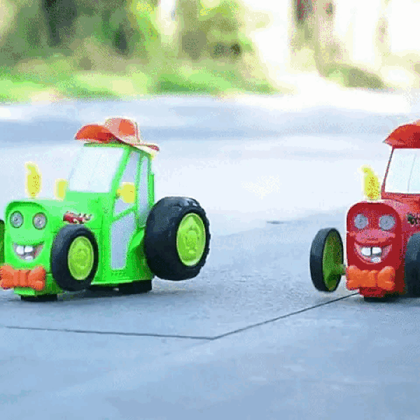 Remote Control Crazy Jumping Stunt Car with Music & Flashing Lights, Safe for Ages 3+