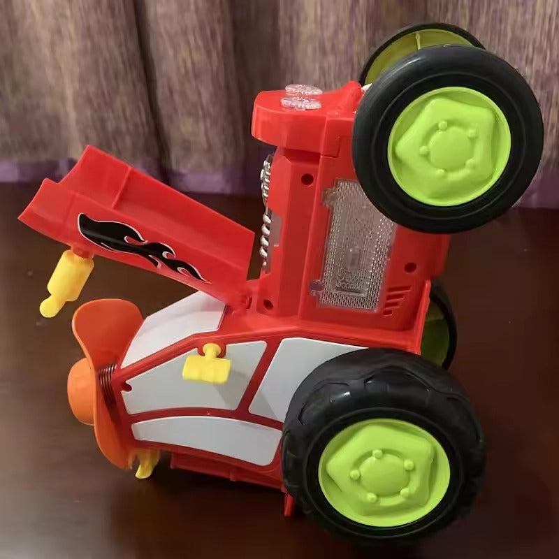 Remote Control Crazy Jumping Stunt Car with Music & Flashing Lights, Safe for Ages 3+