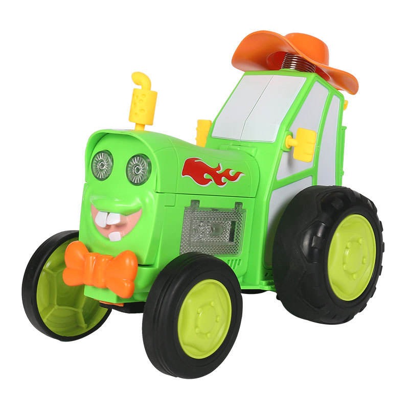 Remote Control Crazy Jumping Stunt Car with Music & Flashing Lights, Safe for Ages 3+