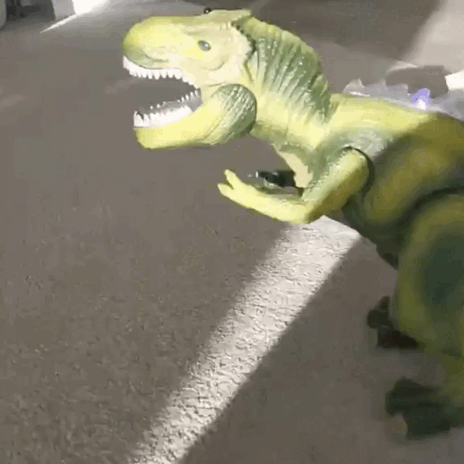 Remote Control Dinosaur Toy Walking Roaring, Realistic T-Rex Design, Lights & Sounds, Multi-Directional Movement, Safe for Kids 3+