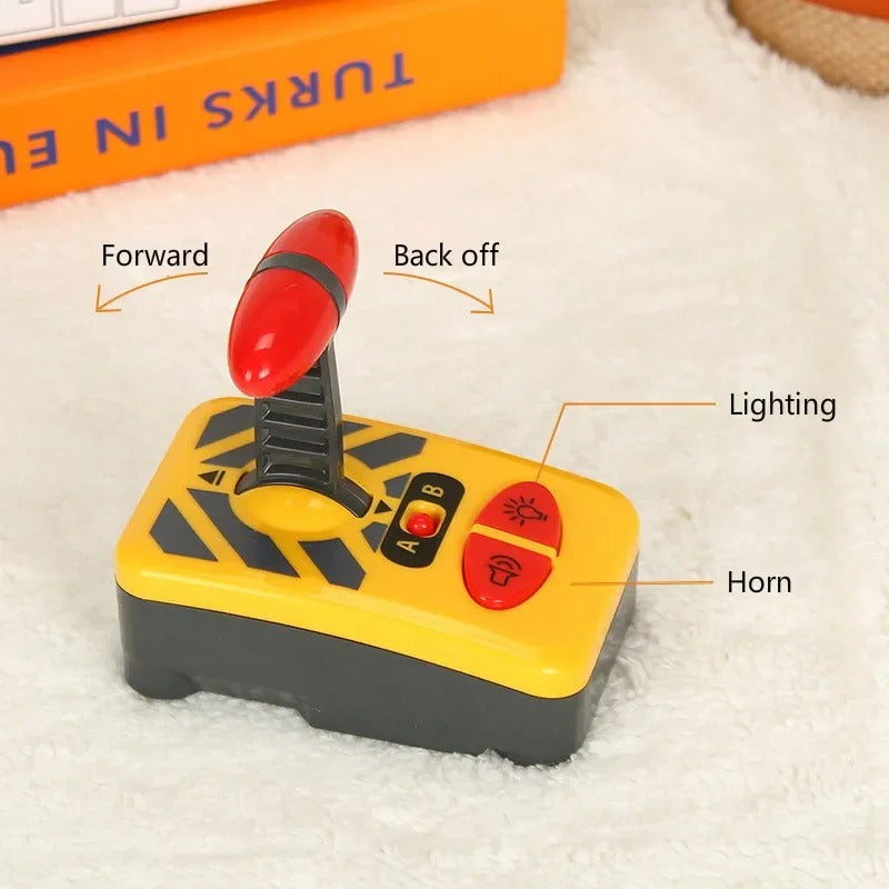 Remote Control Electric Train Toy with LED Lights, Sound, Safe for Ages 3+